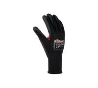 U-Power Flynt Guanti Lavoro Antinfortunistica Nylon Touchscreen Nero Rosso