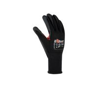 U-Power Flynt Guanti Lavoro Antinfortunistica Nylon Touchscreen Nero Rosso