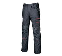 U-Power FREE, pantaloni da uomo, pantaloni cargo multitasche, tasche per ginocchiere, tasca sulla coscia rimovibile, tessuto confortevole, inserto elastico, usura esterna resistente (Deep Blue-46)