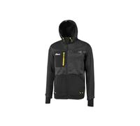 U-Power GALAXY, Felpa, con Cappuccio Regolabile, Tessuto Traspirante, Banda Riflettente, Capospalla, con Polsino Elasticizzato Antivento, Tasconi (BLACK CARBON_3XL)