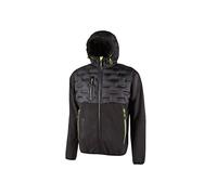 U-POWER | Giacca da Lavoro Uomo con Zip SPOCK, Ibrida, Traspirante e Antivento, 96% poliestere 4% spandex
