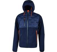 U-power GIACCA SOFT SHELL SPOCK TAGLIA 3XL COLORE BLU ZIP IMPERMEABILE