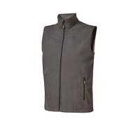 U-POWER | Gilet da Lavoro Uomo con Zip DUBLINO, Softshell Mechanical Stretch, Impermeabile, Traspirante, 100% poliestere