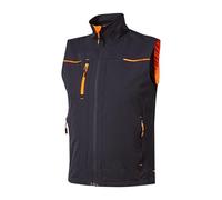 U-Power - Gilet de Travail en Tissu Bleu Foncé Saturn S Bleu Foncé