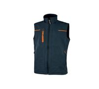U-Power - Gilet de Travail en Tissu Bleu Foncé Saturn 3XL Bleu Foncé