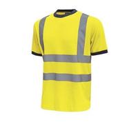 U-POWER HL165YF-L - Maglietta ad alta visibilità gamma HI-LIGHT modello MIST Yellow Fluo Conf=3 Pz Taglia L
