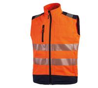 U-Power - HL173OF-XL - Gilet alta visibiltà Softshell Dany - arancio fluo - taglia XL - U-Power - 89974 - Conf. da 1 Pz. - HL173OF-XL