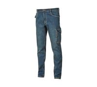 U-Power Jam, Jeans Elasticizzati da Uomo, Design ruggine, Comodo Tessuto di Cotone, Abbigliamento Casual, Multitasche, Pantaloni a Gamba Dritta (Guado Jeans_S)