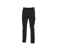 U-Power Jam, Jeans Elasticizzati da Uomo, Design ruggine, Comodo Tessuto di Cotone, Abbigliamento Casual, Multitasche, Pantaloni a Gamba Dritta (Black Carbon_3XL)