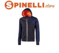 U-POWER JUPITER EY212DB FELPA IMPERMEABILE 310 GR/MQ TG.L FULL ZIP DEEP BLUE