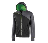 U-Power Jupiter Felpa da lavoro con zip completa, grigio