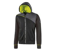 Felpa con cappuccio zip da lavoro U-Power JUPITER antinfortunistica upower nero