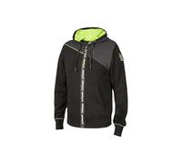 U-Power JUPITER, Felpa, Giacca Leggera con Cappuccio, Caldo Pile, Cappotto Foderato in Pelliccia Sintetica, Full Zip con Multi_tasche e Maniche Lunghe (BLACK CARBON - M)