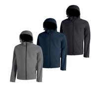 U-POWER | Giacca da Lavoro Uomo con Zip KYRA, Softshell Mechanical Stretch, Traspirante e Idrorepellente, 100% poliestere