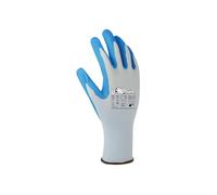 U-Power Lapis Guanti Da Lavoro Antifortunistica Supporto Nylon Spandex Elasticizzato Spalmatura Schiuma Di Nitrile Nitrile Foam Protezione Rischi Meccanici Termici Grigio Azzuro 8/M
