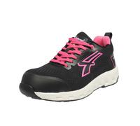 U-Power Scarpa da Lavoro Antinfortunistica Linea Red Ego Modello Maya ESD S1PS Hi HRO FO SR Articolo: RE20046 (Nero Rosa, Sistema Taglie Calzature EU, Adulto, Donna, Numero, Media, 36)