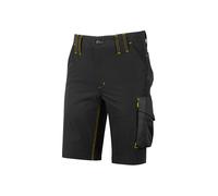 U-Power Mercury Bermuda Da Lavoro Tessuto U-4 Impermeabile Nero S
