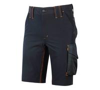 U-Power Mercury Bermuda da lavoro traspirante e idrorepellente, deep blue