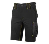 U-Power Mercury Bermuda da lavoro traspirante e idrorepellente, nero