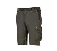 U-Power Mercury, Pantaloncini Cargo Estivi da Uomo, Mezzi Pantaloni Slim_Fit, Grandi Multi_tasche, Tessuto Elasticizzato (ASPHALT GREY GREEN - 2XL)