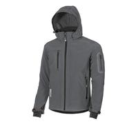U-Power Metropolis giacca in softshell, grey meteorite