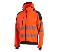 GIACCA SOFTSHELL ALTA VISIBILI HL169OF-L TA' MIKY ARANCIO FLU