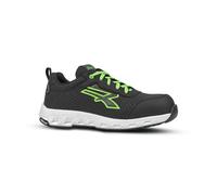 U-Power Scarpa da Lavoro Antinfortunistica Linea Red Ego Modello Mitch ESD S3S Ci Hi HRO FO SR (Nero, Sistema Taglie Calzature EU, Adulto, Uomo, Numero, Media, 45)