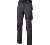 Pantalone da lavoro 'world lady' s - colore grey fucsia UPOWER