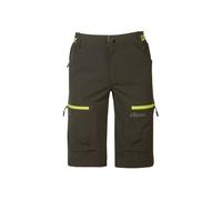 U POWER Pantalone Bermuda da Lavoro in Tessuto Stretch, con Tasche, vestibilità Jogging Ares Dark Green Pantaloncini Bermuda Uomo