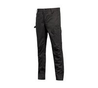 U-Power | Pantalone da Lavoro Bravo Top Winter, Multitasche, Porta Martello, Vita Elasticizzata, Modello Slim-Fit, 63% Cotone 34% Poliestere 3% Elastane