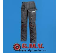 U-Power Pantalone Gordon in Tessuto TC Stretch Canvas Asphalt Grey