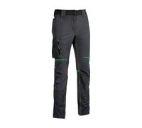 U-Power Pantalone Grigio-Verde Taglia S World