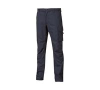 U-Power Ocean, Pantaloni da Lavoro da Uomo, Pantaloni Cargo Slim_Fit, con Chiusura a Bottoni, Tasche Ampie Multi_Tasche, Tessuto in Cotone Stretch