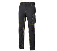 PANTALONI DONNA WORLD GRIGIO-G FU258BC-L IALLO TAGLIA L U-POW