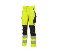 Upower Roy Yellow Fluo Tuta da Lavoro, Giallo Fluorescente, XL Uomo