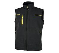 U-Power - PE181BC-M - Gilet da lavoro Saturn - nero-giallo - taglia M - U-Power - 89933 - Conf. da 1 Pz. - PE181BC-M
