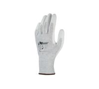 U-Power Pika Guanti Da Lavoro Antifortunistica Supporto Poliestere Fibra Di Carbonio Spalmatura Poliuretano Antistatico Touchscreen Protezione Rischi Meccanici Termici Grigio 10/XL