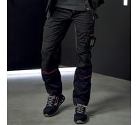 U-Power Race, Pantaloni Multitasche con Inserti ad Alta visibilità e in Tessuto antiabrasivo, Ginocchiera ergonomica (52)