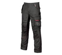 U-Power Race, Pantaloni Multitasche con Inserti ad Alta visibilità e in Tessuto antiabrasivo, Ginocchiera ergonomica (48)