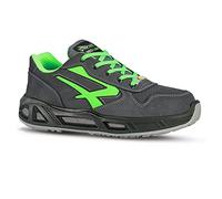 U POWER RC20174-47, RC20174-47-Calzado de seguridad gama Red Modelo Yoda Carpet S3 Ci SRC ESD Talla Unisex-Adulto, Nero, 47 EU