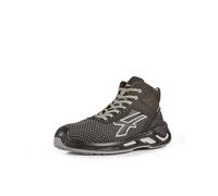 U-Power Red 360 JACOB, Scarpa antinfortunistica leggera e confortevole, con tomaia in morbida pelle scamosciata, puntale in alluminio, antiperforazione, antiscivolo e suola in PU, resistente all'acqua. (39)