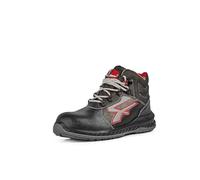 U-Power Red Industry® Boston, Scarpe Antinfortunistiche, Alte, Leggere e Flessibili, Antiperforazione, Antiperforazione, con Inserto Infinergy, con Puntale in Alluminio (Black_45)