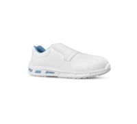 U-Power Red Lion® Blanco, senza metallo, White senza stringhe, scarpe antinfortunistiche basse, Suola Infinergy, comode e leggere, idrorepellenti, antiscivolo (35)