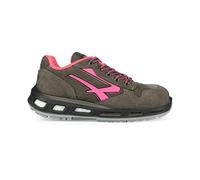 U-Power Red Lion Candy, Scarpe Antinfortunistiche Unisex, Scarpe da Ginnastica in Pelle Leggere, Flessibili, Antiperforazione, con Suola Infinergy, con Puntale in Alluminio (35)
