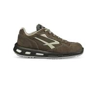 Calzatura di sicurezza Kick S3 - pelle nabuk naturale - taglia 43 - grigio - U-Power