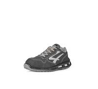 Calzatura di sicurezza Kick S3 - pelle nabuk naturale - taglia 42 - grigio - U-Power