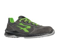 U-Power - RI21086-43 - Calzatura di sicurezza Denver S1P - numero 43 - pelle scamosciata-mesh - nero-verde - U-Power - 101659 - Conf. da 1 Pz. - RI21086-43