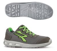U-Power - RL20346-37 - Calzatura di sicurezza Summer S1P SRC Red Lion - pelle scamosciata morbida - numero 37 - grigio-verde - U-Power - 86447 - Conf. da 1 Pz. - RL20346-37