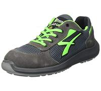 U-Power - Scarpe da ginnastica di sicurezza Gemini bassi leggeri e confortevoli - Ambienti asciutti - S1P SRC ESD, Grigio Verde, 43 EU