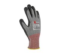 U-Power Salsa Guanti Da Lavoro Antifortunistica Suporto Nylon HPPE Spalmatura In Schiuma di Poliuretano Touchscreen Antitaglio F Protezione Rischi Meccanici Grigio 10/XL 12 Pz